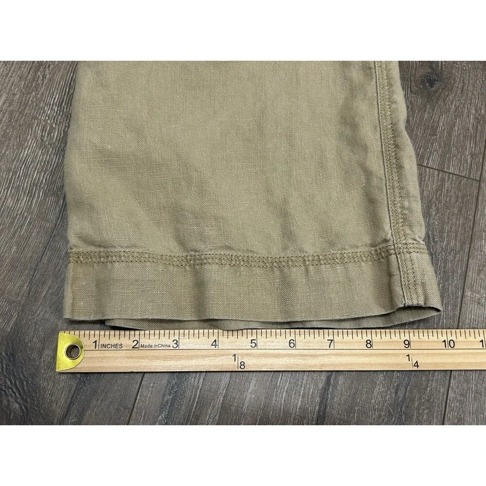 Vintage Banana Republic 100% Linen Pants Men’s 36 X 30 Beige Drawstring Y2K